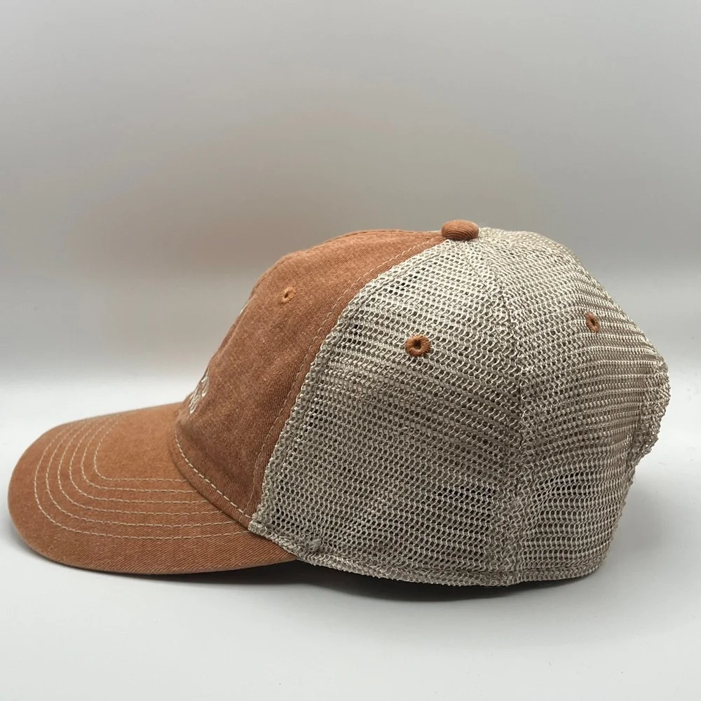 Gaylord Opryland Embroidered Logo Trucker Hat - Peachy Rust & Cream